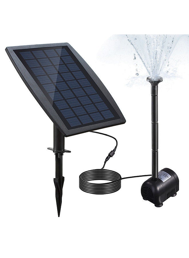 Generic Solar Power Panel Landscape Pool Garden Fountains Pluggable Solar Power Decorative Fountain 9V 2.5W Water Pump  - Image 1