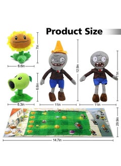 5Pcs Plants Plush Toys Sets Pvz Plush Stuffed Toys Soft Figure Doll Great Birthday Gifts For Boys And Girls - pzsku/Z520F7EE0A3E3D20197F6Z/45/_/1692165099/a8b95cea-fbd5-446b-befa-379ce68028fb