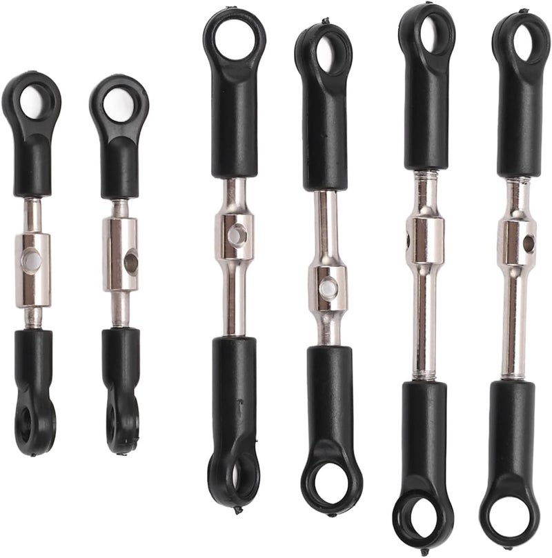 Pilipane Pilipane Aluminium Steering Camber Link Set  RC Tie Link Rods Set for WLtoys 144001 144002 124018 124019 124017 124016 Remote Control Car Upgrade Parts - Image 1