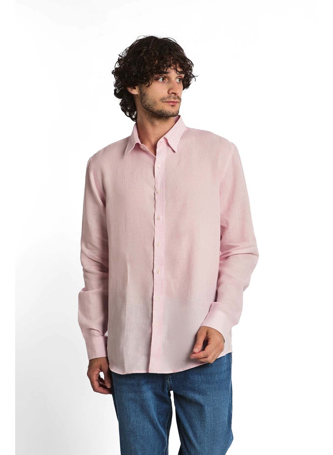 DALYDRESS Casual Long Sleeve Linen Shirt - Image 1