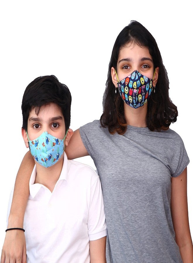 عبوة أقنعة نيرفانا (قطعتان) بتقنية النانو N95 | قناع مضاد للتلوث للأطفال والكبار | شريك رسمي لمنتجات ديزني ومارفل وباربي (وحوش ونيمو - مقاس صغير جدًا) - Image 4