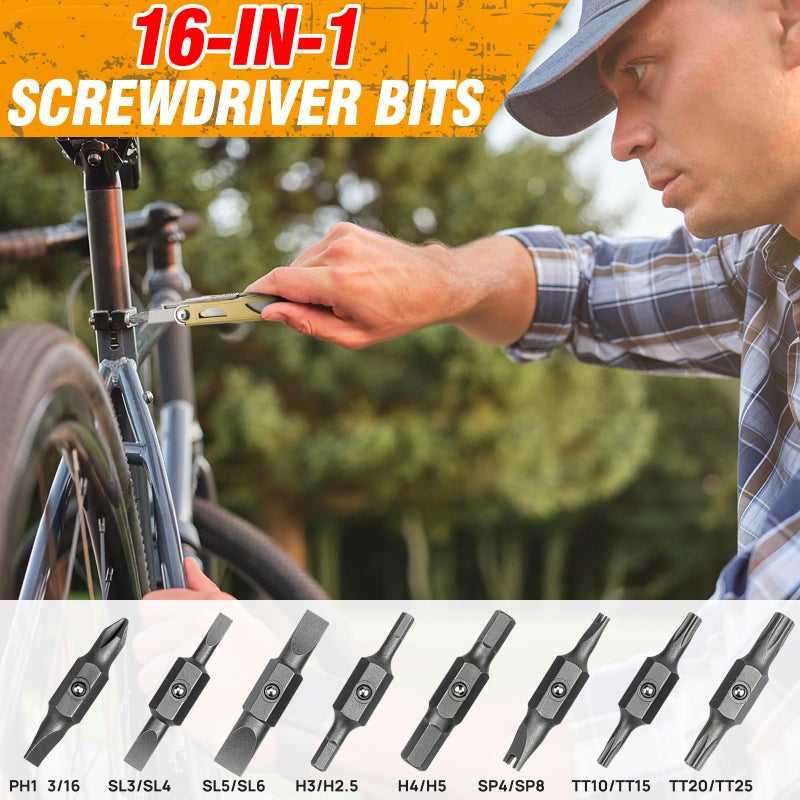 BIBURY Multitool Pliers Pro BI2045, 31-in-1 Stainless Steel Multi Tool with Replaceable Wire Cutters and Saw, Foldable Heavy-duty Multitool Set with Scissors and Screwdriver for Hiking Camping Repair - Image 5