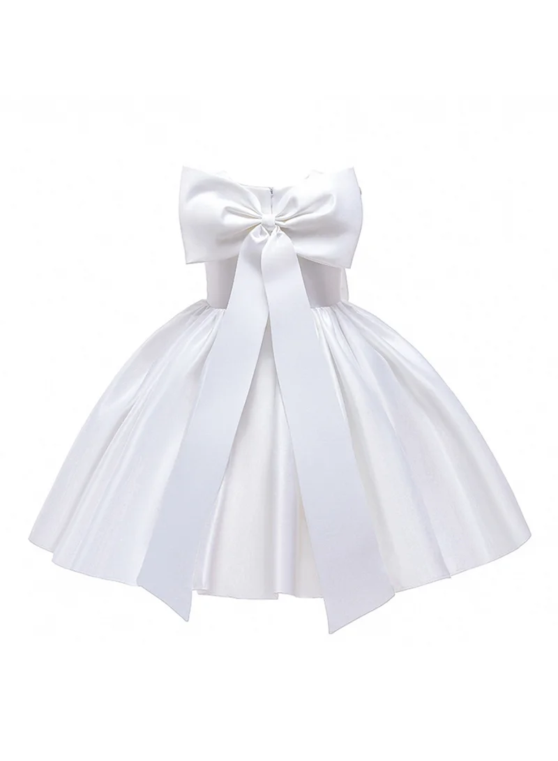 D'Daniela White Bow Dress