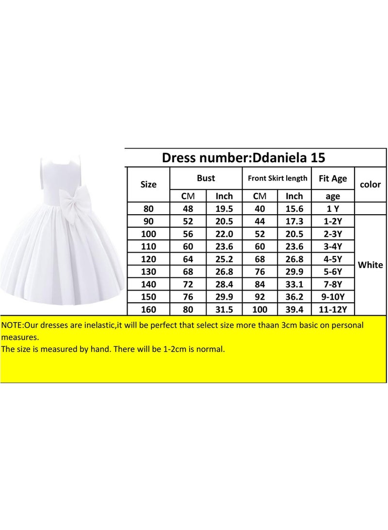 D'Daniela White Bow Dress - Image 4