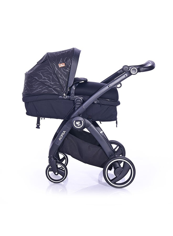 لوريلي عربة أطفال أدريا باللون الأسود - Image 3