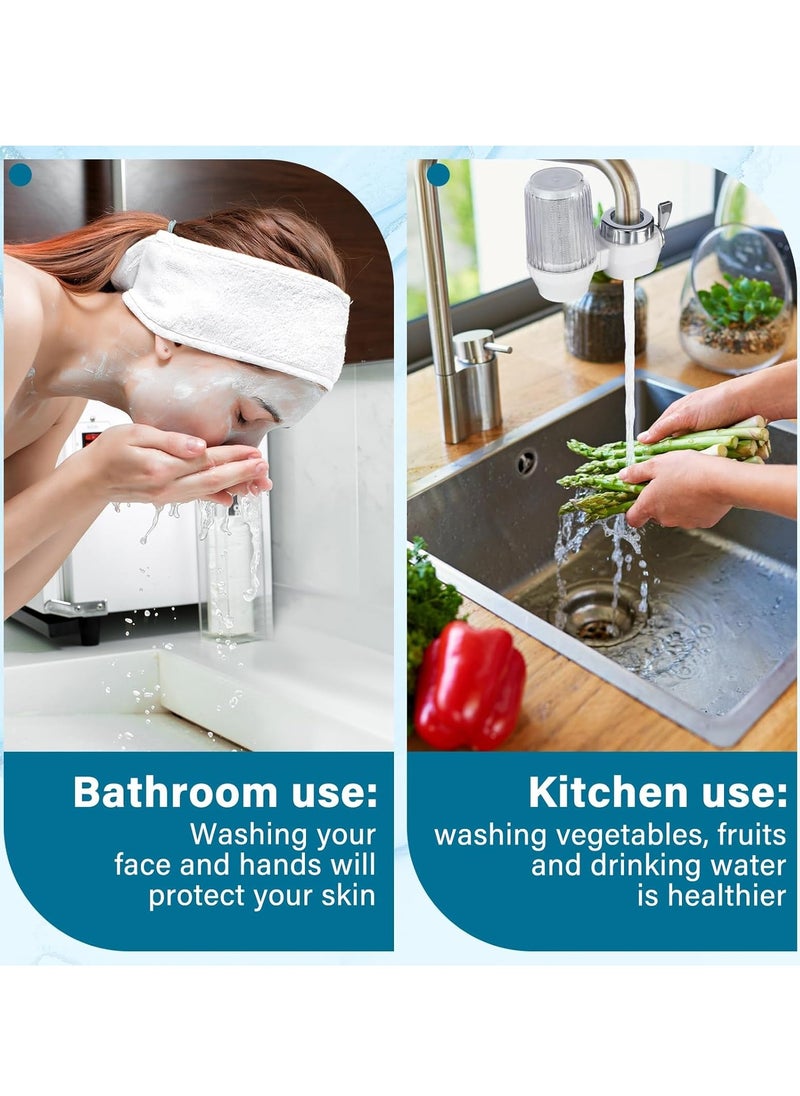 TAYRAN - Replacing the filter with a sink water filter, faucet water filter, faucet water purifier, water filtration system to reduce chlorine and odor impurities in faucets, kitchens, bathrooms, bathtubs, etc - Image 1