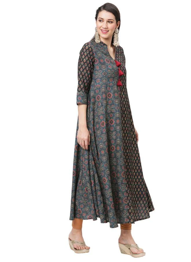 #Be Multi Print Flared Kurti