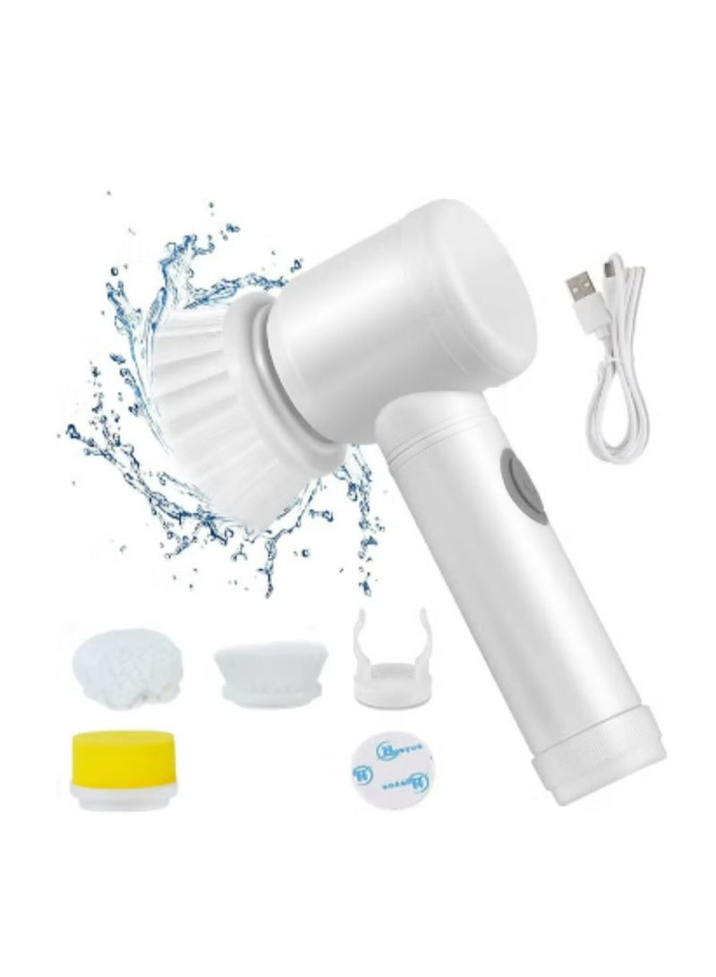 Electric Cleaning Brush Rechargeable Cleaning Tools with 3 Brush Heads for cleaning all surfaces - Image 1