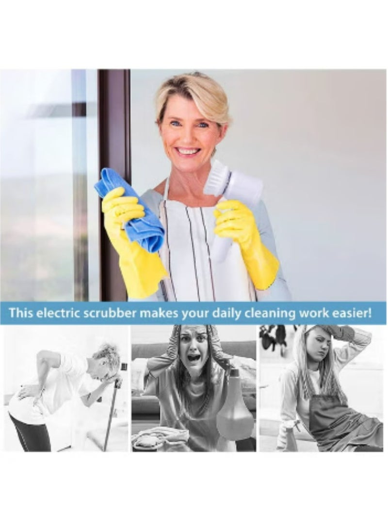 Electric Cleaning Brush Rechargeable Cleaning Tools with 3 Brush Heads for cleaning all surfaces - Image 2