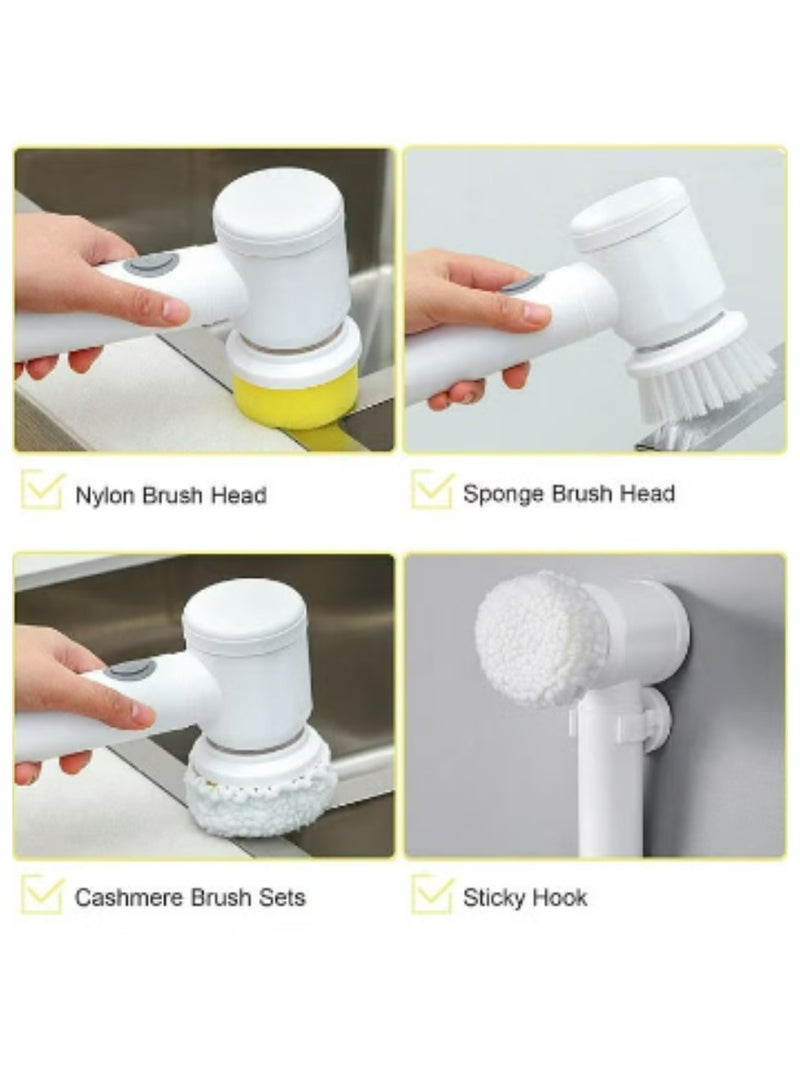 Electric Cleaning Brush Rechargeable Cleaning Tools with 3 Brush Heads for cleaning all surfaces - Image 3