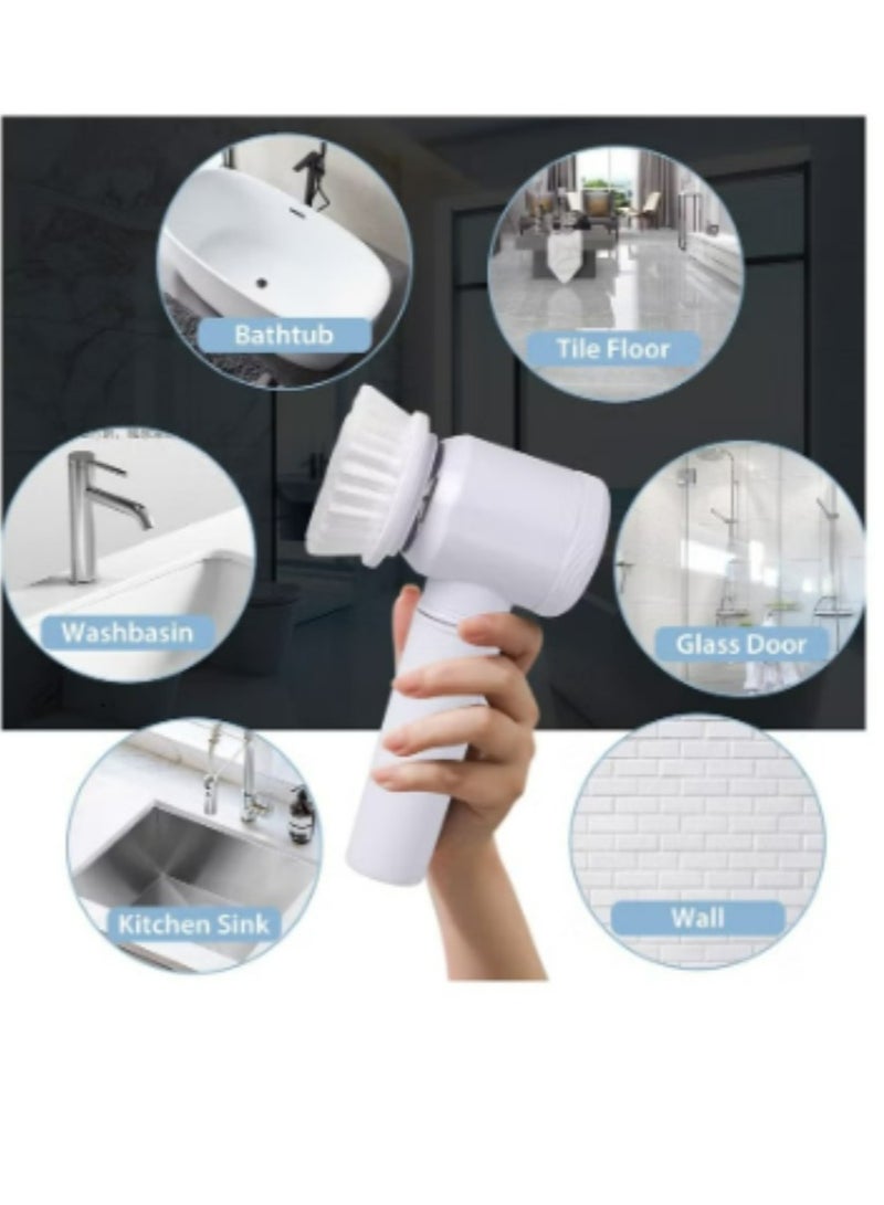 Electric Cleaning Brush Rechargeable Cleaning Tools with 3 Brush Heads for cleaning all surfaces - Image 4