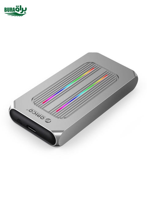 ORICO M2R1-G2-SV 10Gbps M.2 NVMe RGB SSD Enclosure(Silver)