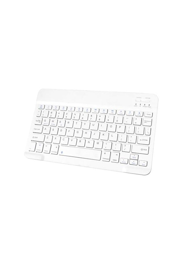 General Ultra-Slim Wireless Bluetooth iPad Keyboard Universal Rechargeable Keyboard for iPad 10.2/iPad Pro/iPad Air/Samsung Galaxy Tab A8/A7 Lite/S6 Lite/S8/S7 iOS Android Windows Devices  - Image 1