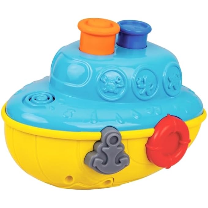 WATER FUN PAL  BOAT | FLOATING BATH TOY FOR BABIES & TODDLERS | FUN WATER PLAY TOY FOR BATHTUB OR POOL | BATH TIME TOY FOR KIDS 6M+ - Image 2
