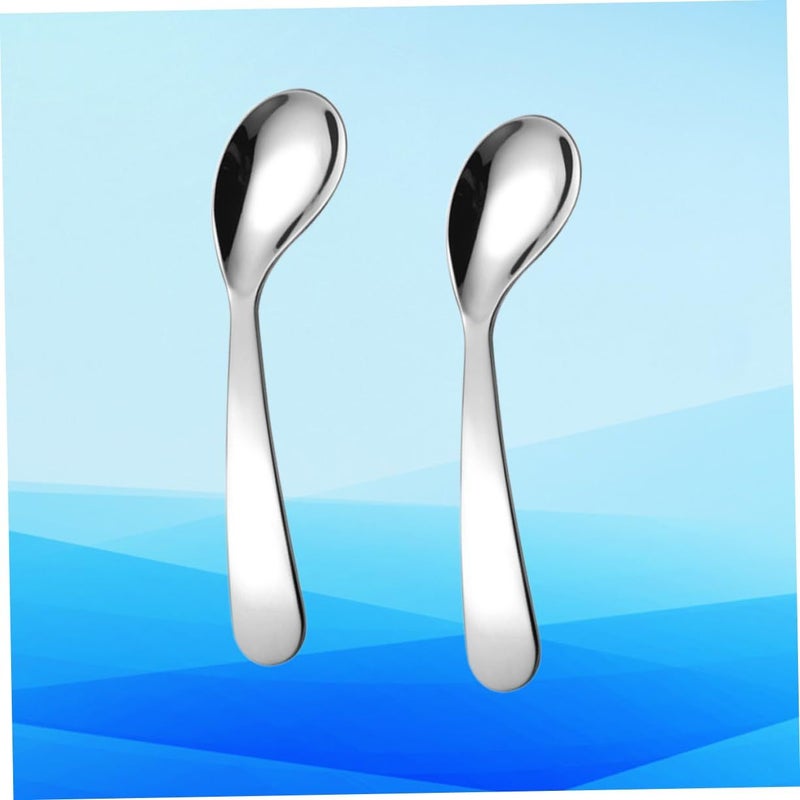 2Pcs Elbow Training Spoons For Kids Learning Utensils Baby Feeding Accessories - Image 3