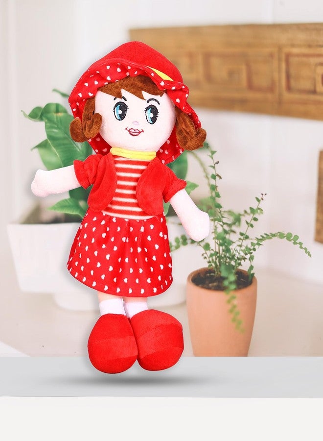 Glance Soft Cute Looking Beautiful Doll | Attractive Stuffed Toys | Grab Your Attention on Little Darling Doll (Red Winky, Doll 60 cm) - Image 1