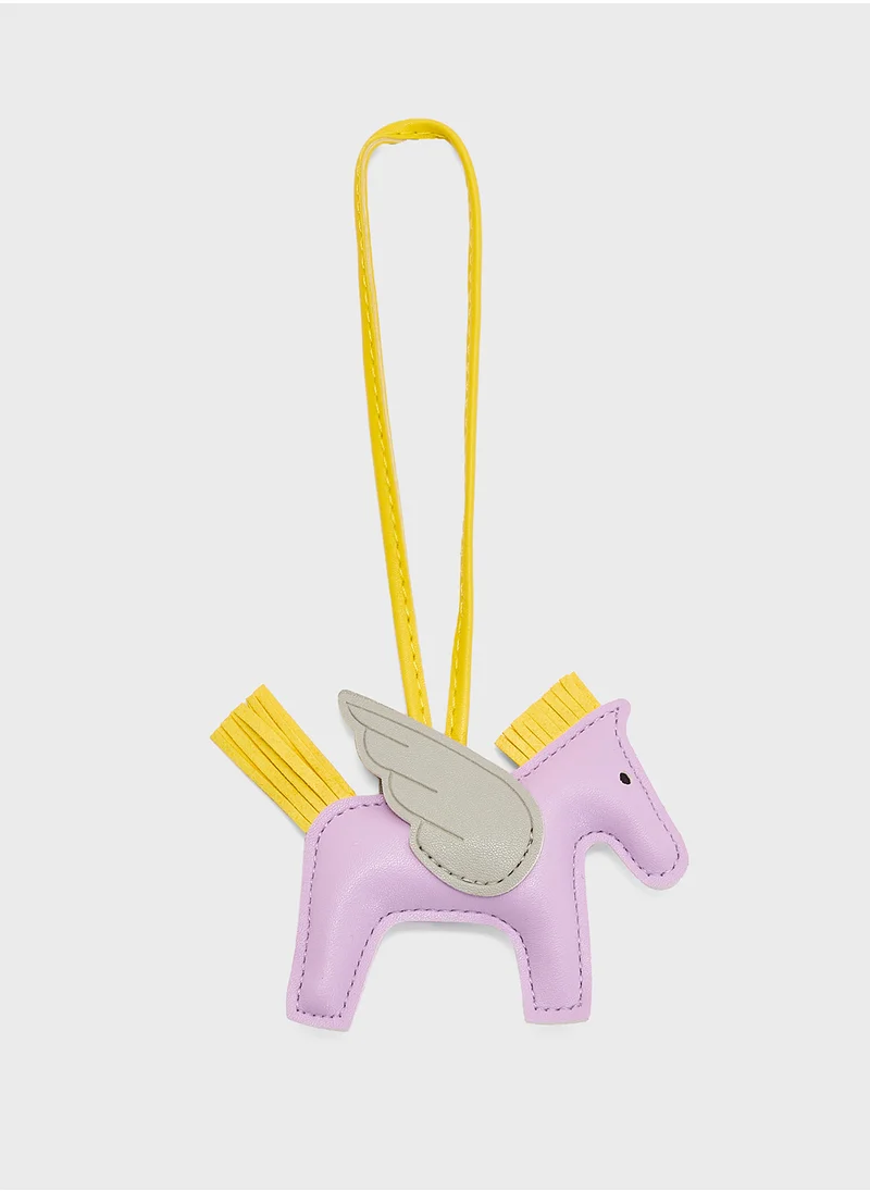 Ginger Whimsy Winged Pony Bag Charm