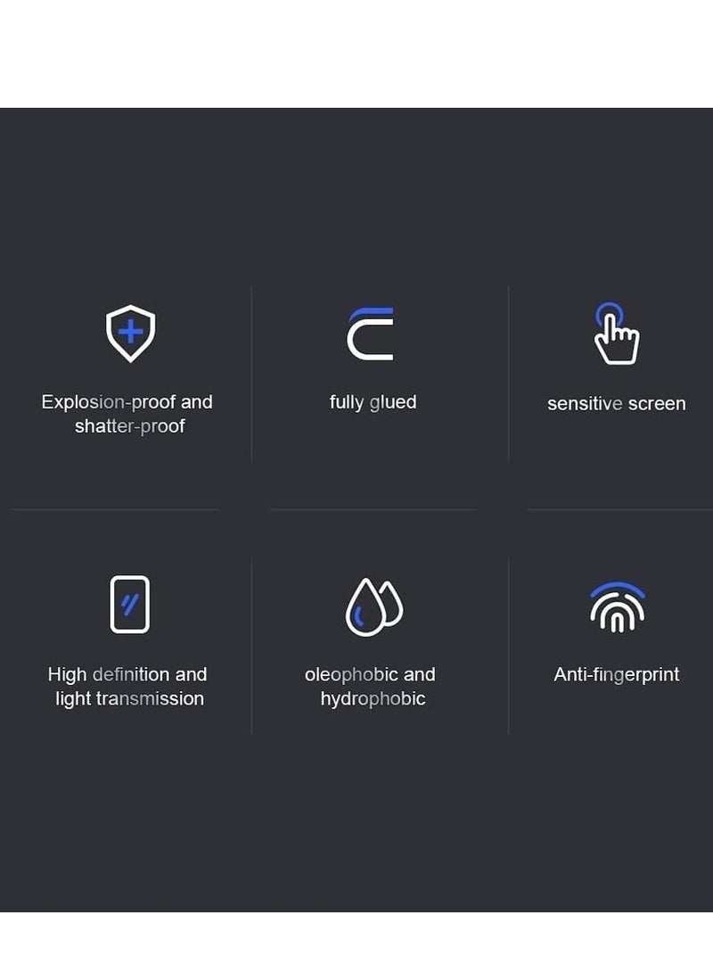 ELTRAZONE NEW Tempered Glass Screen Protector for Huawei Mate 50 Pro Full Glue Edge to Edge, 9H Hardness, Anti-Fingerprint, 5D Curved, Scratch Resistance, Maximum Protection - Image 5