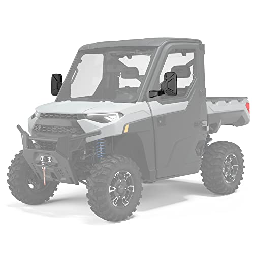 Esploratori Ranger Side Mirrors Door Mounted, Esploratori UTV Side Mirrors for Full-Door Polaris Ranger Compatible With 2018-2026 Polaris Ranger CREW SP XP 570 1000 2019-24 Commercial Pro XD（ONLY FOR FULL DOORS） - Image 2
