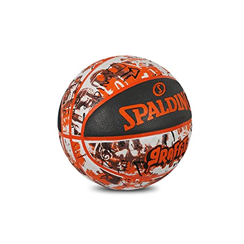 Spalding Graffiti Rubber Basketball (Orange) - Image 2
