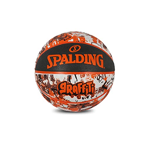 Spalding Graffiti Rubber Basketball (Orange) - Image 1