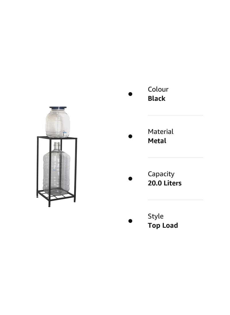 A to Z Hub A TO Z Hub Stylish and Useful 2 Tier Water Dispenser Can and Water Bottle StandMatka Pot StandBislery Bottle Holder Rack for KitchenOfficeHotelSchoolShop 2 Self Rack  - Image 5