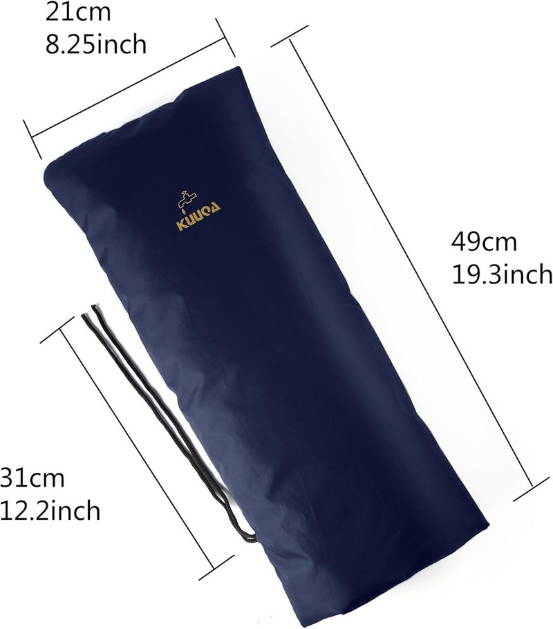 KUUQA Kuuqa Large Size Outdoor Faucet Cover Faucet Socks Outdoor Hose Cover for Winter Freeze ProtectionDeep Blue - Image 2