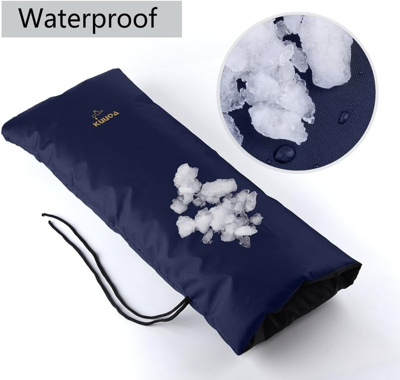 KUUQA Kuuqa Large Size Outdoor Faucet Cover Faucet Socks Outdoor Hose Cover for Winter Freeze ProtectionDeep Blue - Image 3