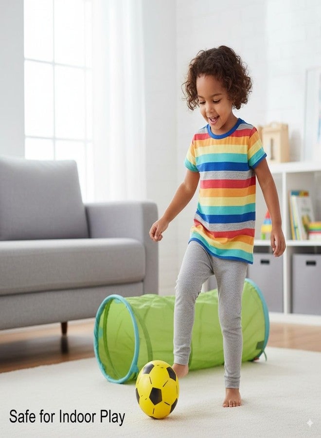 Canbee كرة قدم كانبي المنزلية للأطفال، كرة لعب ناعمة وخفيفة الوزن، آمنة للعب في الأماكن المغلقة، مناسبة لألعاب الكرات القابلة للنفخ في مدرسة بيتش بارك (2) - Image 4