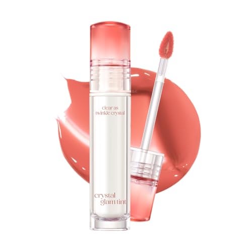 CLIO PROFESSIONAL CLIO Crystal Glam Tint Glossy Lip Tint with GlassLike Shine Lightweight Buildable Lip Stain LongLasting Color NonSticky Rose Extract Korean Lip Tint 011 MELLOW FIG - Image 1