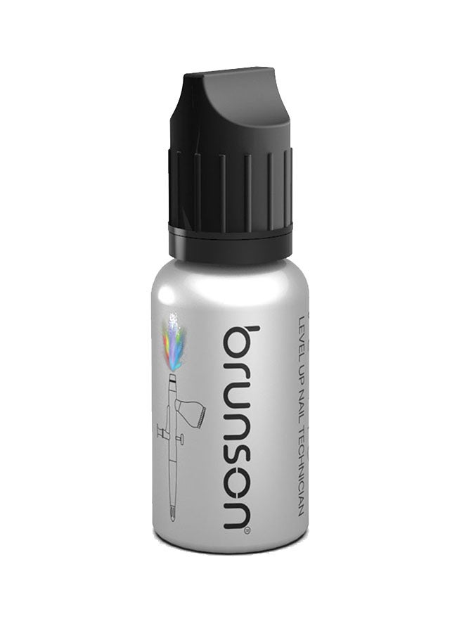 brunson Nail Art Inks Airbrush Paint Acrylic Paint Nail Polish Pigments For Model Hobby Craft Leather & Shoe Painting Nail Stencils Painting 15Ml Bottle Nail Tools Silver