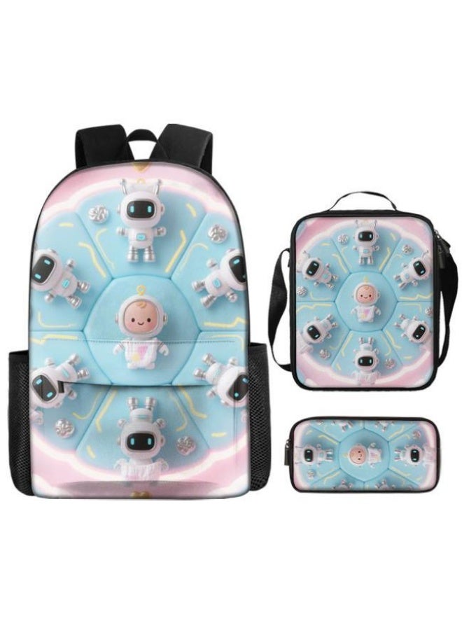 واضح من النار مجموعة حقائب كرتونية لطيفة | أكتاف + حقائب محمولة + قرطاسية | توصية ساخنة لموسم العودة إلى المدرسة / هدية المهرجان - Image 3