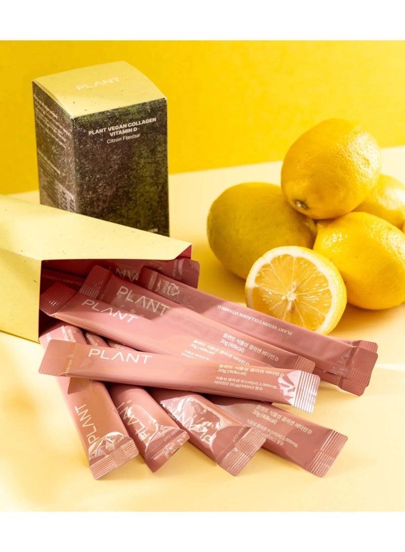 PLANT Vitamin D Collagen Citron Flavor - 15 Jelly Sachets - Image 2