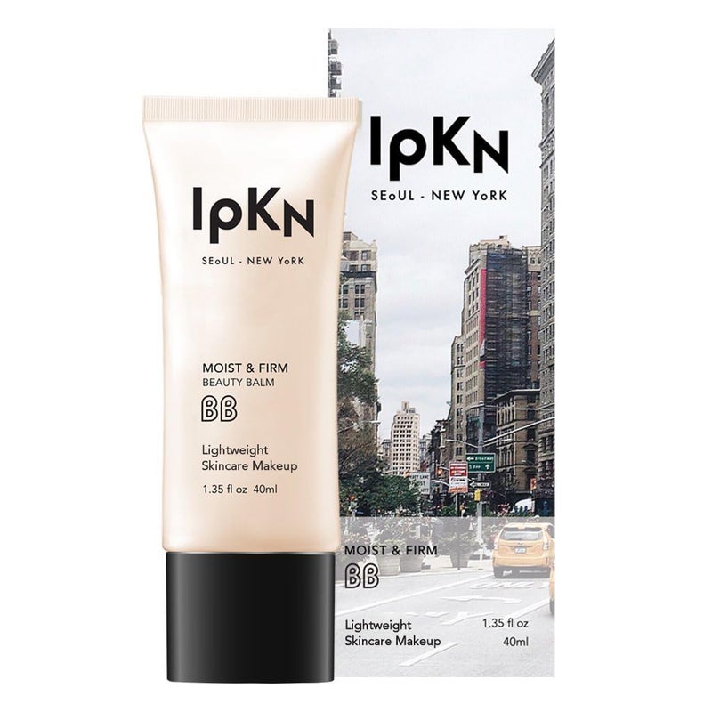 IPKN Moist & Firm BB Cream - Ultra-Hydrating Daily BB Cream with or without SPF40 - Lightweight, Non-Greasy Face Base with Antioxidants for Smooth, Radiant Skin - Image 1