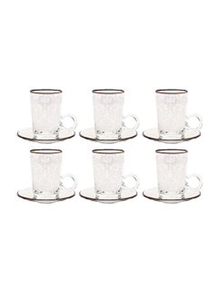 Villeroy & Boch 6-Piece Embroidery Platinum Teacups  - Image 2