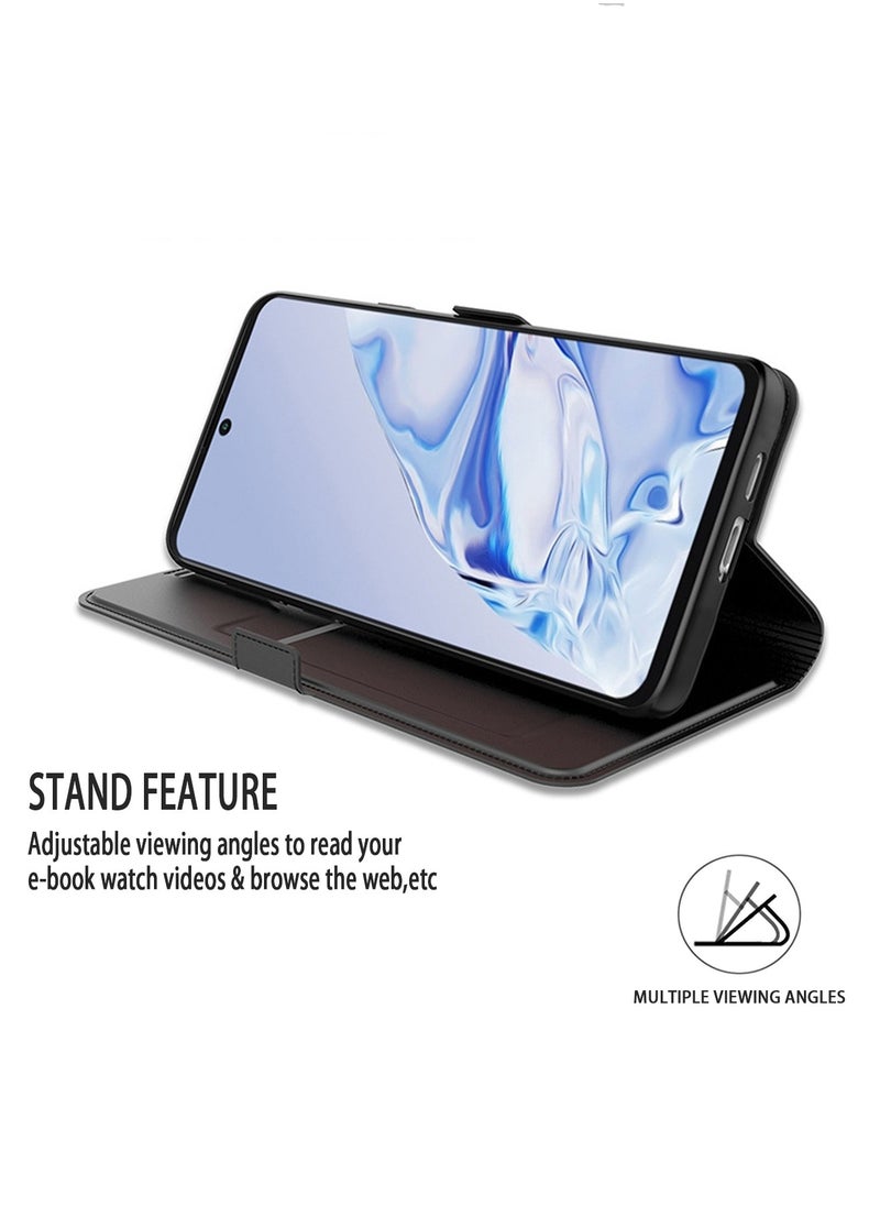 X-level Samsung Galaxy S24 5G Case Cover with PU Leather Shockproof Camera Len Protection Wallet Card Holder Shockproof Flip Back Cover Anti-drops Anti-fingerprints Anti-scratch phone Accessories Protector  - Image 4