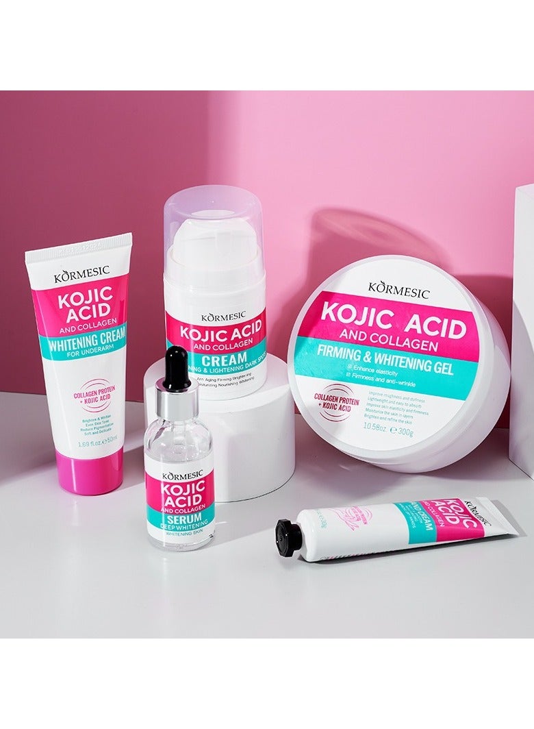 Kormesic سيروم حمض الكوجيك والكولاجين 30 مل - تفتيح البقع الداكنة وتوحيد لون البشرة - Image 4