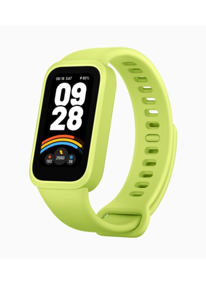 شاومي Smart Band 9 Active – Green | Fitness Tracker with AMOLED Display & Health Monitoring Green - Image 3