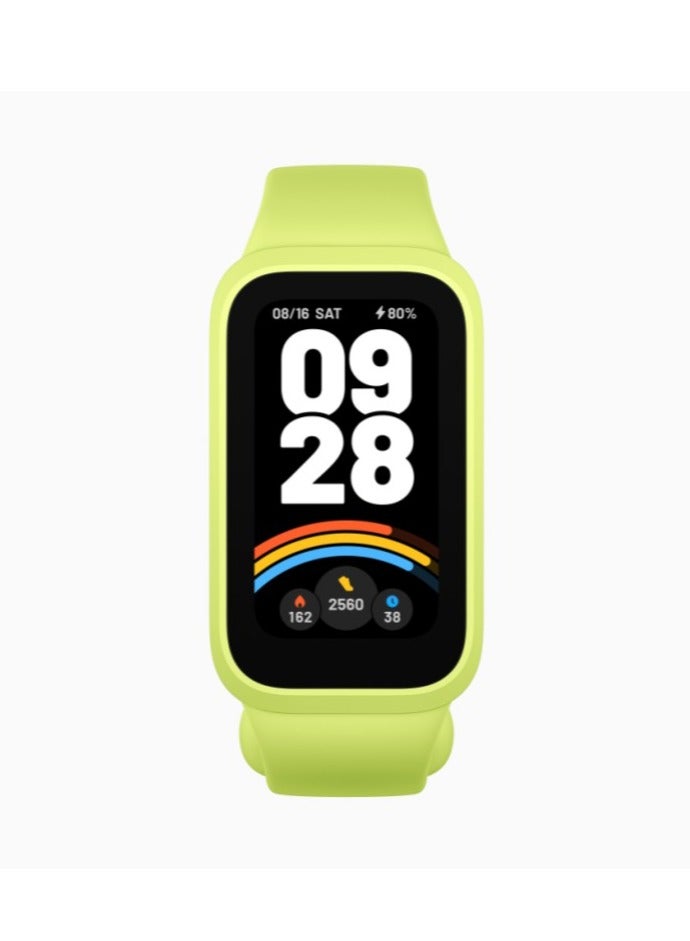 شاومي Smart Band 9 Active – Green | Fitness Tracker with AMOLED Display & Health Monitoring Green - Image 1
