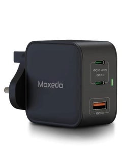 Moxedo Moxedo 65W PD 3.0 GaN Charger PPS QC 3.0 Fast Charging Dual Type-C + USB-A Port Compatible with iPhone 14 Pro Max/14 Plus/13, MacBook Pro, iPad Pro, Switch, Galaxy S22/S21  - Image 1