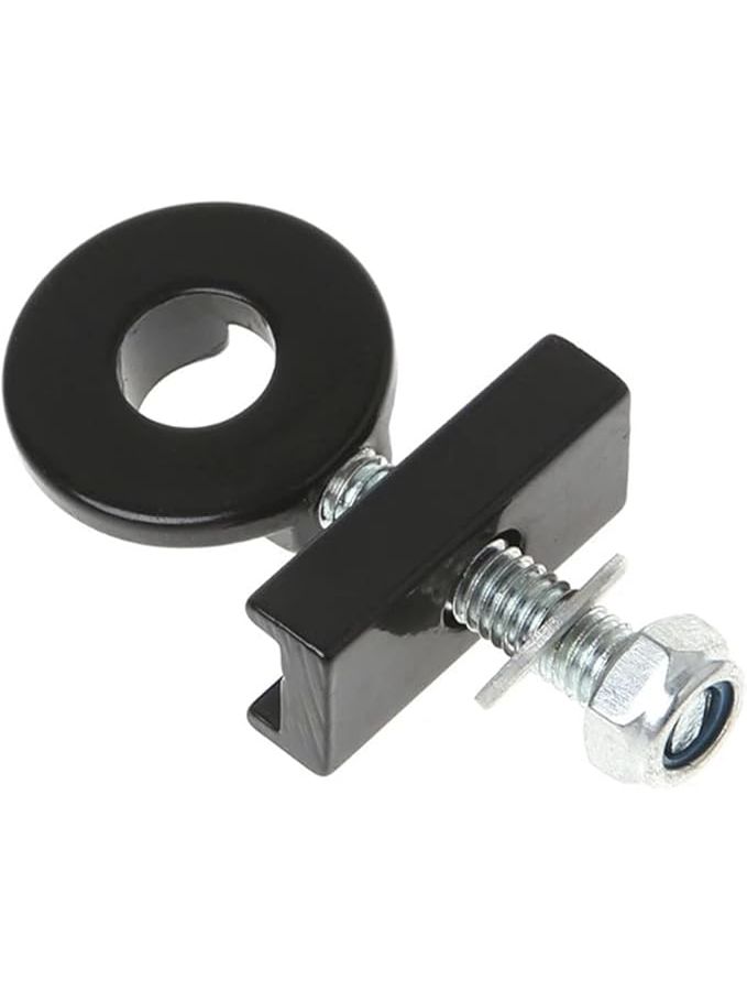 Black Bicycle Chain Adjuster Tensioner Fastener Aluminum Alloy Bolt for BMX Fixie Bike 5pcs - Image 1