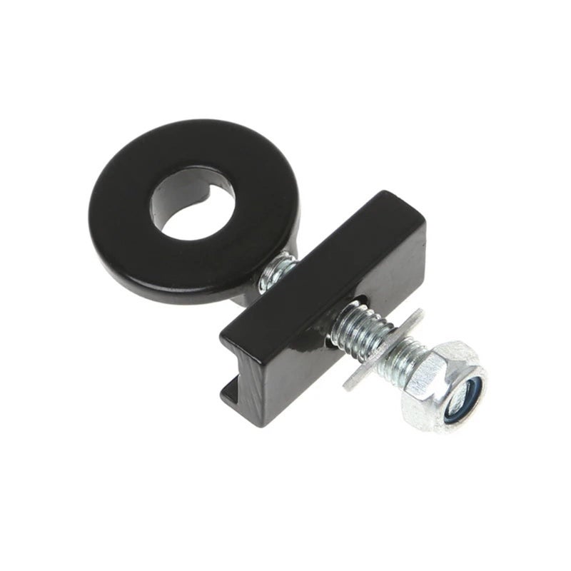Black Bicycle Chain Adjuster Tensioner Fastener Aluminum Alloy Bolt for BMX Fixie Bike 5pcs - Image 2