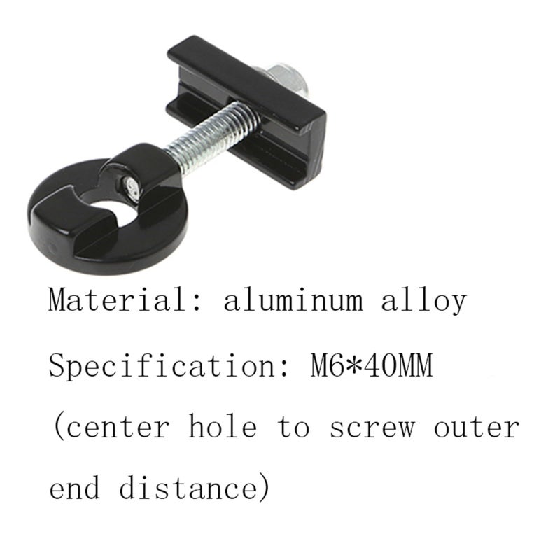 Black Bicycle Chain Adjuster Tensioner Fastener Aluminum Alloy Bolt for BMX Fixie Bike 5pcs - Image 4