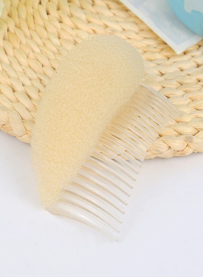 vipolish 2 PCS Bump It Up Volume Inserts Hair Comb Sponge Foam Hair Base Styling Tool Accessories Decoration for Increasing Hair Making Princess Puffy Hairstyle - Image 5