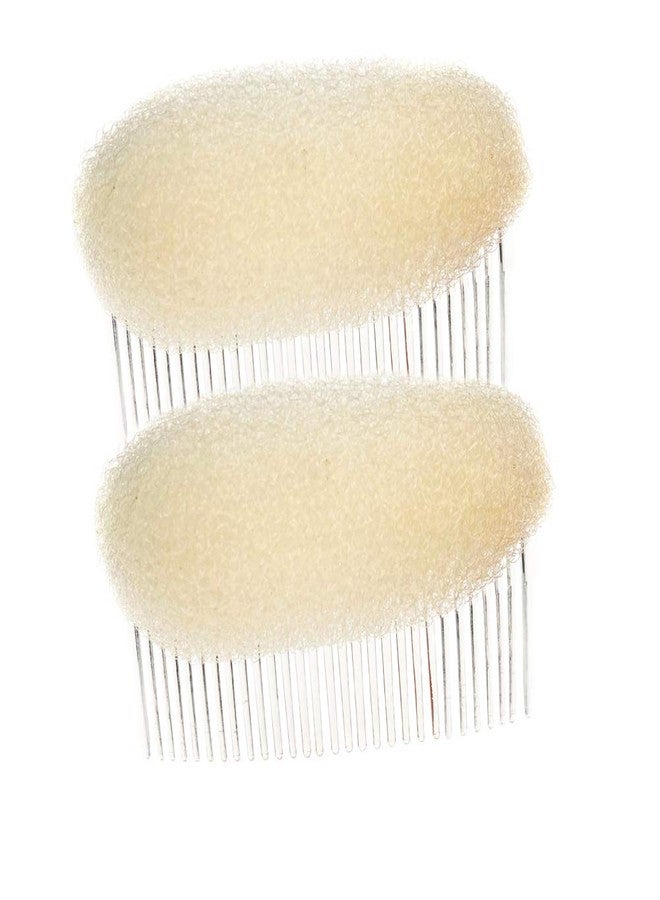 vipolish 2 PCS Bump It Up Volume Inserts Hair Comb Sponge Foam Hair Base Styling Tool Accessories Decoration for Increasing Hair Making Princess Puffy Hairstyle - Image 1