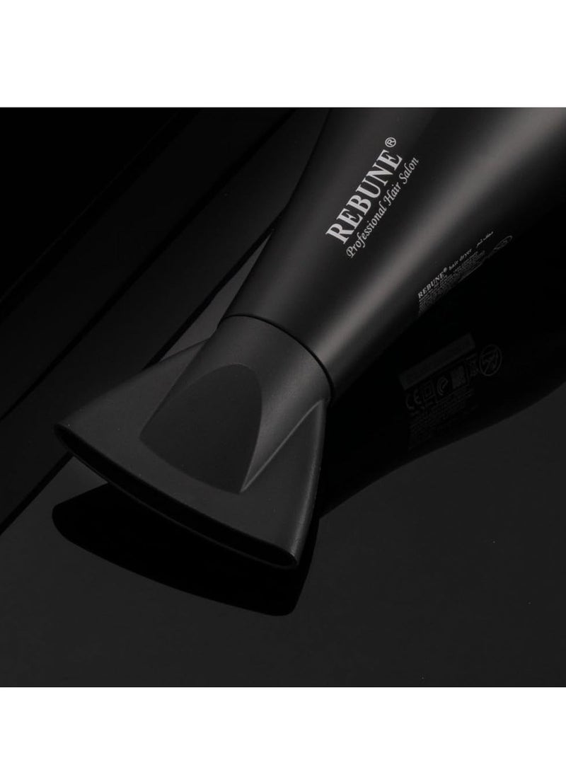 REBUNE Air Hair Dryer And Curler 2200W Black - Image 5