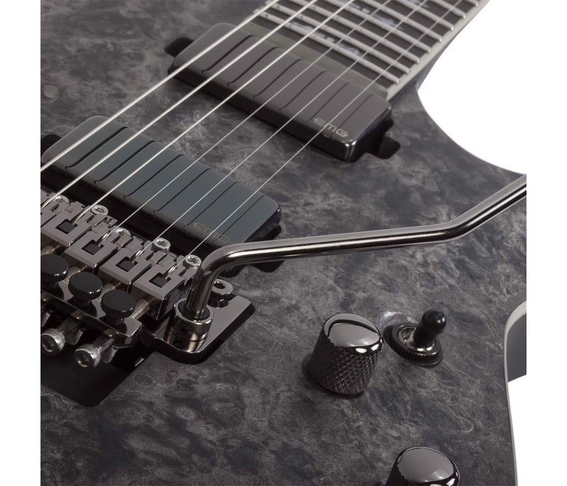 Schecter 911 Electric Guitar Ernie C C-1 - Black Reign - Image 4