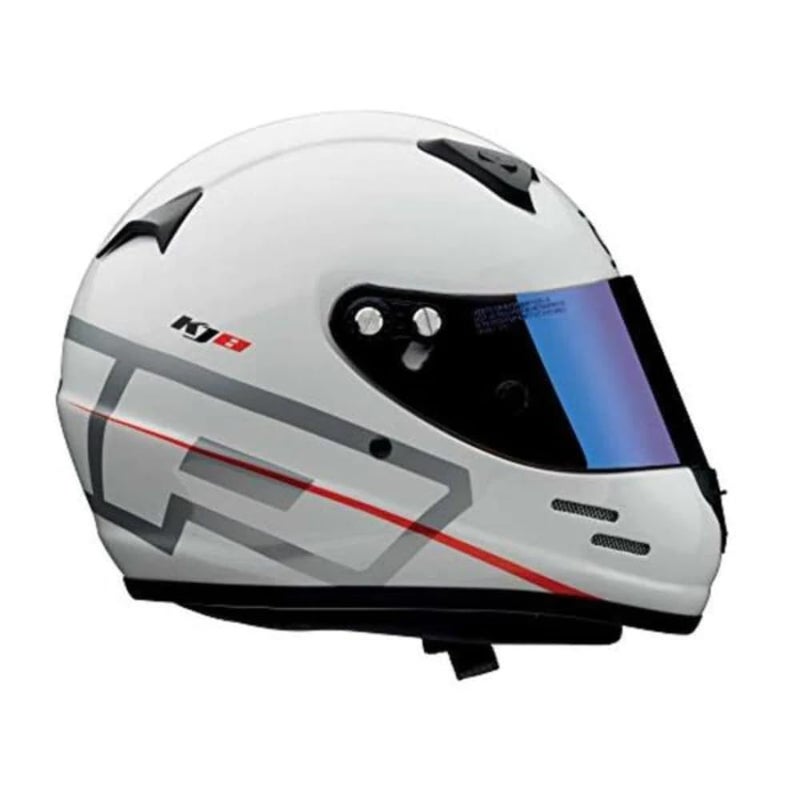 Omp KJ8 Evo Cmr White Helmet M Karting - Image 1