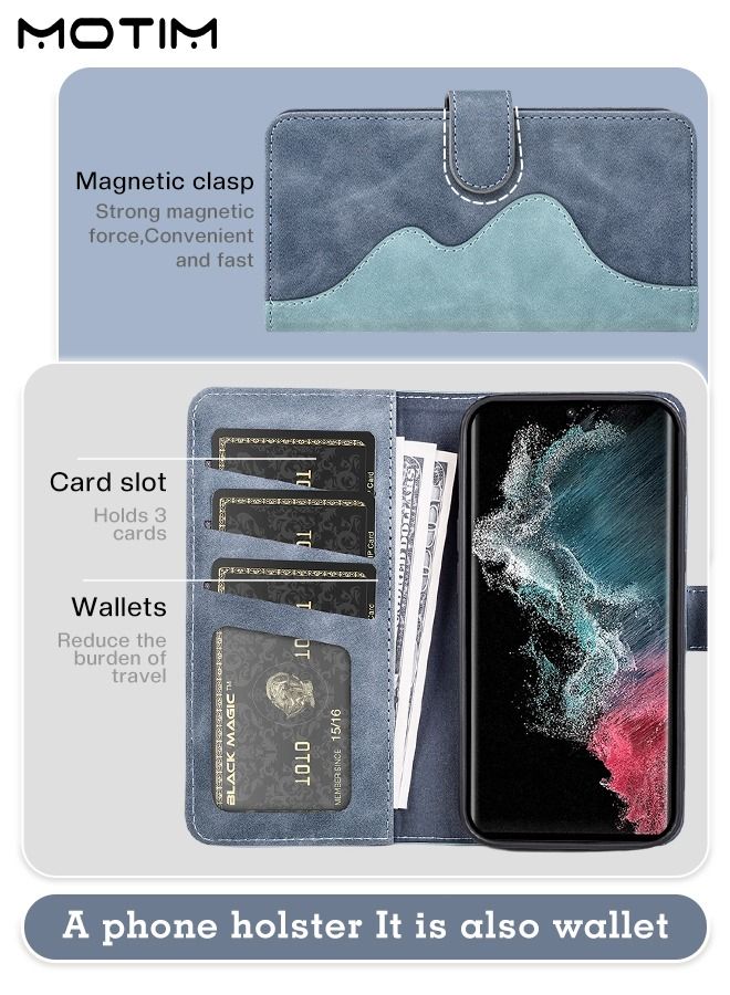 Motim Samsung S23 Ultra Case Wallet Case, Flip Leather S23 Ultra Phone Case, Shockproof Protective Kickstand, Magnetic Detachable with Wallet Card Holder Pocket for Samsung S23 Ultra Cover - Image 4