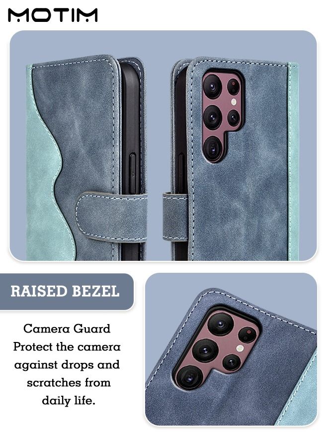 Motim Samsung S23 Ultra Case Wallet Case, Flip Leather S23 Ultra Phone Case, Shockproof Protective Kickstand, Magnetic Detachable with Wallet Card Holder Pocket for Samsung S23 Ultra Cover - Image 5